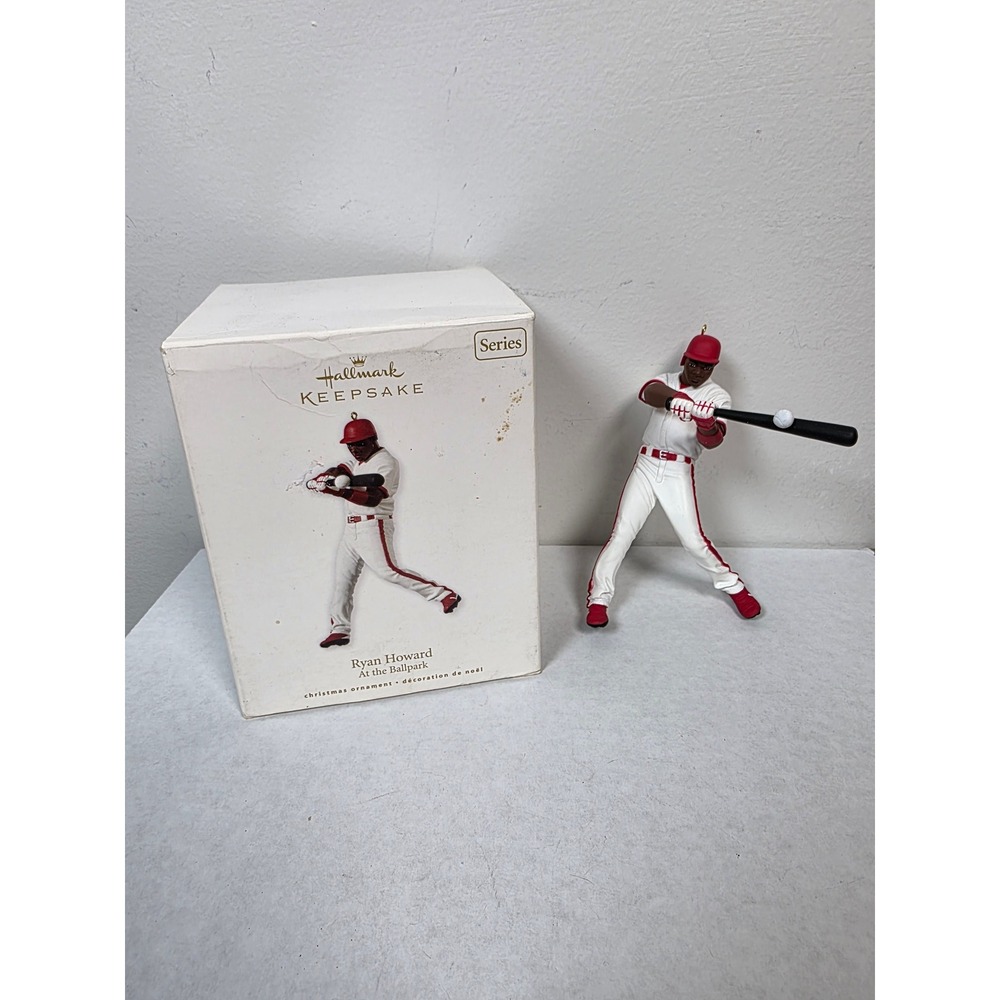 2010 Ryan Howard At the Ballpark #15 Hallmark Keepsake Ornament